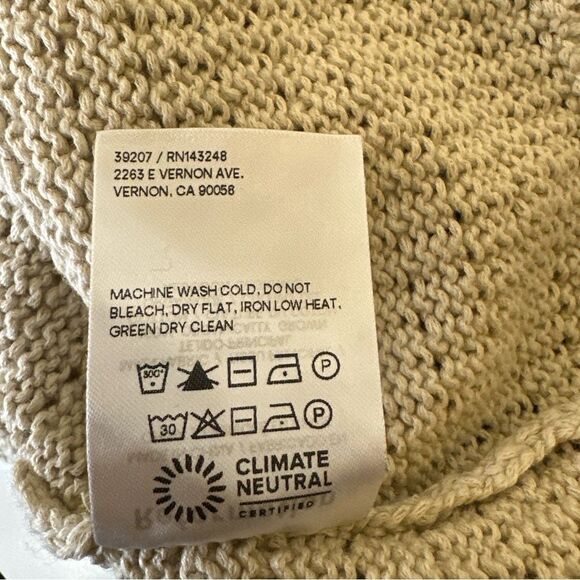 REFORMATION April V-Neck Contrast Organic Cotton Top - Picture 10 of 14